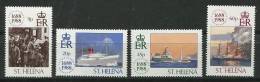 104 SAINTE HELENE 1988 - Paquebot Bateau - Neuf Sans Charniere (Yvert 483/86) - St. Helena