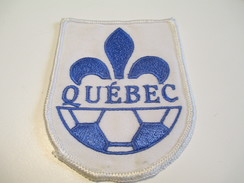 Écusson Tissu Ancien / Canada/ Québec/Sport / SOCCER/ Années 1980       ET105 - Ecussons Tissu