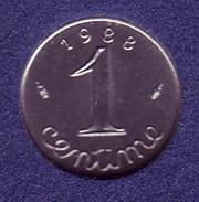 1 Centime Epi - 1988 - FDC - Monnaie Issue D'une Boite Fleurs De Coins - - 1 Centime