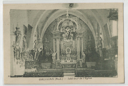 Aude - 11 - Gruissan Intérieur De L'église Autel - Otros & Sin Clasificación