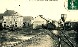 AE 427  / C  P A - GORRON   (53) LA GARE DES CHEMINS DE FER DEPARTEMENTAUX - Gorron