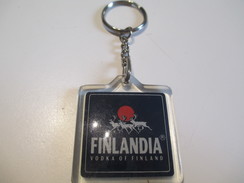 Canada/Alcool/ Plastique/ FINLANDIA/ Vodka Of Finland / Années 80         POC221 - Porte-clefs