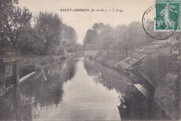 Saint CHERON (91) - CPA - L'Orge ... Lavoir Et Pelle Ou Bonde - Saint Cheron