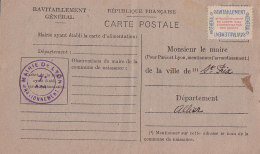 Be - LYON 7 (69) Ravitaillement Général Pour Le Maire De St PRIX (03) Carte Postale Fiche De Contrôle - Lyon 7