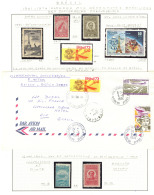 BRESIL. Collection. Hommage Aux Aéronautes Brésiliens. 1901-1974, Dont PA 18, 19, 23 Et 24, + 1 Pli Vol Co - Otros & Sin Clasificación