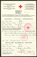Formulaire De La Croix-Rouge De Belgique, De Tournai Juin 41 Pour Tulear (Madagascar). - TB - Autres & Non Classés