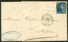 Epaulettes. No 2, Un Voisin, Sur Lettre De Bruxelles Juin 50 Pour Mons. - TB - Other & Unclassified