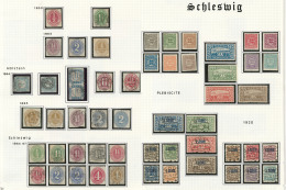 Schleswig-Holstein. 1865-1920 (Poste), Petites Et Moyennes Valeurs Entre Les N°3 Et 52, Qqs Ex (*). - TB, B Ou Pd - Schleswig-Holstein