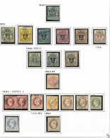 Hanovre. Collection. 1850-1864 (Poste), Petites Et Moyennes Valeurs Entre Les N°1 Et 26, Nuances Et Obl Diverses. - - Hanovre