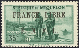France-Libre. No 254, Pos. 1, Large Charnière Mais TB - Other & Unclassified