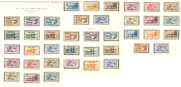 France-Libre. Noël 1941. Nos 212A/231A, 212B/231B, Qqs Ex Rousseurs (dont 225B) Ou (*). - TB Ou B - Other & Unclassified