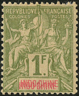 Mixte Indochine-Chine. Nos 8 + Chine 48 + 49, Obl Cad Lang-Son Avril 1900 Sur Petite Enveloppe Pour Haïduong. - TB. - Other & Unclassified