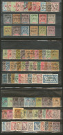 CHINE. Collection. 1901-1912 (Poste, Taxe), Petites Et Moyennes Valeurs, + Canton (12 Ex *) Entre Les N°1 Et 16. - T - Other & Unclassified