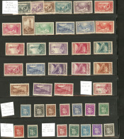 Collection. 1932-1971 (Poste, PA, Taxe, BF), Valeurs Et Séries Moyennes Dont Taxe 1 à 15 *. - TB - Other & Unclassified