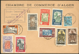 Aérogrammes. Croisière Algérie-AOF Janv-Fév 1936 (Saul.231), Enveloppe De La Chambre De Comm - Vide