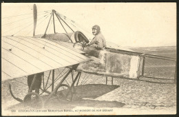 Aérogrammes. Ehrmann Sur Son Monoplan Borel Au Moment De Son Départ (Saul.18b), CP Afft 138 Obl Alger 26.6 - Vide