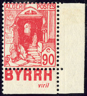 Non émis. No 137Aa, Avec Pub "Byrrh", Bdf, Très Frais. - TB. - R - Vide