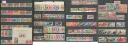 Collection. 1936-1958 (Poste, PA, BF, Taxe), Valeurs Moyennes Et Séries Complètes, Assez Complète D - Other & Unclassified
