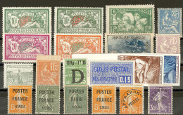 1900-1931 (Poste, Préos), Qqs Ex Fortes Charnières Et Les Préos (*). - TB Ou B - Collezioni