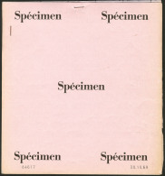 Documents De Greffes Avec Empreintes Des Papiers Timbrés. Spécimen. Fiscal Type Médaillon De Daussy - Other & Unclassified