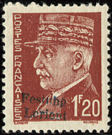 No 9 (1,20f Pétain, Mi. # 9), Aminci Au Verso Mais TB D'aspect (tirage 180) - War Stamps