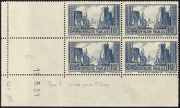 La Rochelle. No 261III, Bloc De Quatre Cd 19.8.31. - TB - 1930-1939