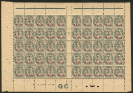 Blanc. Isolé IB. No 157Il (case 32) Dans Un Panneau De 50 Ex Mill. 9, Avec Manchette GC. - TB - 1900-29 Blanc