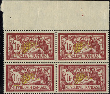 Merson. No 121, Bloc De Quatre Bdf, Très Frais Et Bien Centré. - TB - 1900-27 Merson