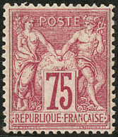 No 71, Carmin, Très Frais. - TB. - R - 1876-1878 Sage (Type I)