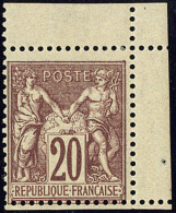 No 67a, Brun Rouge Foncé, Cdf, Très Frais. - TB - 1876-1878 Sage (Type I)