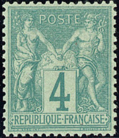 No 63, Vert, Très Frais Et Bien Centré. - TB - 1876-1878 Sage (Type I)