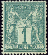 No 61, Une Dent à Peine Courte à Droite Mais TB - 1876-1878 Sage (Type I)