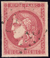 No 49c, Rose Foncé. - TB - 1870 Bordeaux Printing