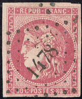 No 49, Obl Pgc 1478. - TB - 1870 Bordeaux Printing