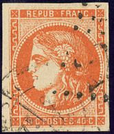 No 48, Obl Gc, Ex Choisi. - TB - 1870 Bordeaux Printing