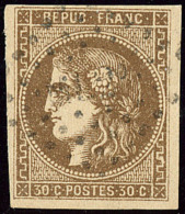 No 47, Pos. 7, Obl Losange Ambulant. - TB - 1870 Bordeaux Printing