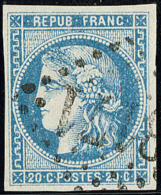 No 46IIe, Bleu Outremer, Obl Gc 3171. - TB. - R - 1870 Bordeaux Printing