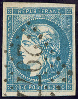 No 44II, Obl Gc 2977, Jolie Pièce. - TB. - R - 1870 Bordeaux Printing
