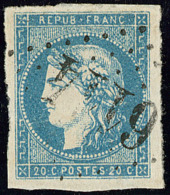 No 44Ia, Bleu Clair, Superbe. - R - 1870 Bordeaux Printing