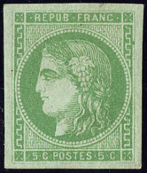 No 42IIo, Vert Jaune. - TB - 1870 Bordeaux Printing