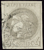 No 41II, Pos. 6, Obl Cad 17, Jolie Pièce. - TB - 1870 Bordeaux Printing