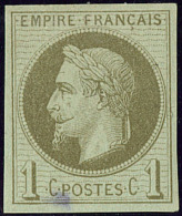 Rothschild. No 25g, Signature Violette Au Verso Transparaissant Très Légèrement Au Recto Mais TB - 1863-1870 Napoleon III With Laurels