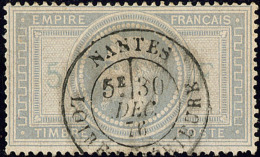 No 33, Obl Cad Nantes 30 Déc 76. - TB. - R - 1863-1870 Napoléon III Con Laureles