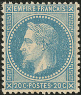 No 29II, Bleu, Très Frais. - TB - 1863-1870 Napoleone III Con Gli Allori