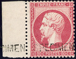 SPECIMEN. No 24, Bdf, Très Frais. - TB - 1862 Napoleone III