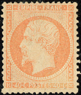 No 23, Large Charnière Mais Très Frais Et TB. - R - 1862 Napoléon III