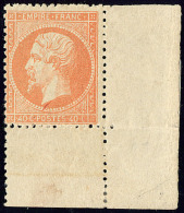 No 23, Orange, Cdf, Très Frais. - TB. - R - 1862 Napoléon III.