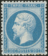 No 22, Bleu, Superbe - 1862 Napoleone III