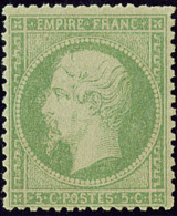 No 20, Vert Jaune, Très Frais. - TB - 1862 Napoleon III