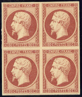 Arts Et Métiers. No 17Al, Bloc De Quatre, Superbe. - R - 1853-1860 Napoléon III.